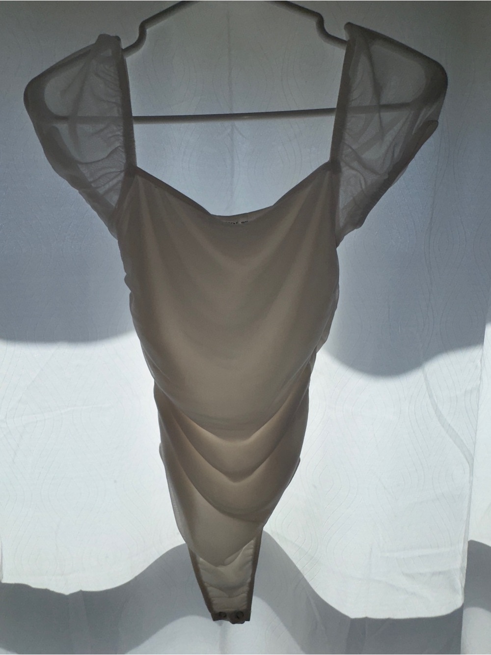 Ardene Cream Puff Sleeve Bodysuit